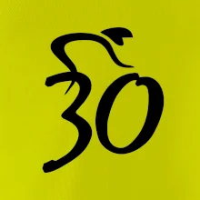 Cyklista oslavuje tridsiatku (30)