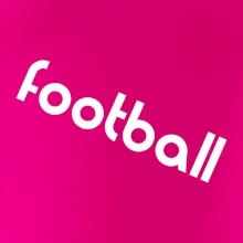 FOOTBALL nápis šikmo