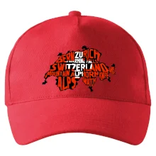 Mapy - názvy miest - Švajčiarsko