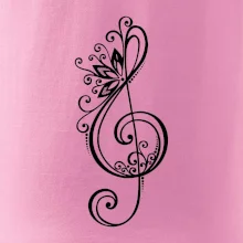 Husľový kľúč kvety