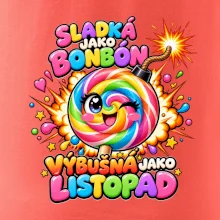 Sladké duhové lízátko s výbušnou náladou