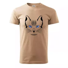 Mačka hlava skica Mačka hlava skica