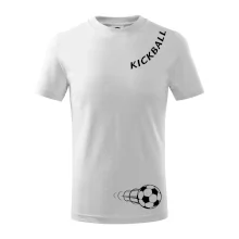 Kickball nápis šikmo