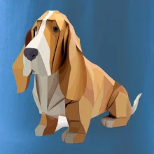 Baset zlepený z papiera