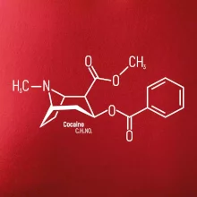 Molekulárna štruktúra Cocaine Kokaín