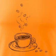 Hrnček plný čerstvej kávy