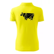 Origami krava z boku