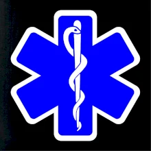 Rescue - Hviezda na prsníku + nápis na chrbte