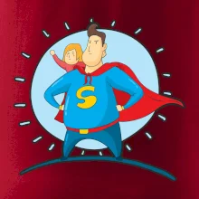 Táta superman - dievča Táta superman - dievča