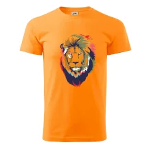 Hlava leva kreslená jednoduchá