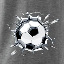Futbalová lopta v triku Futbalová lopta v triku