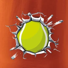 Tenisová loptička v triku