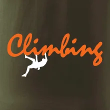 Climbing písací text Climbing písací text