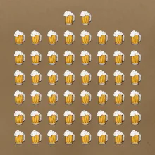 Narodeniny - 50x pivo