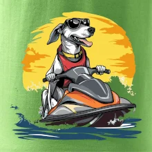 Chrt na vodnom skútri