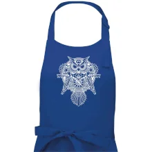 Steampunk sova čiernobiela