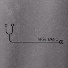 Doktor a sestrička - stetoskop s menom