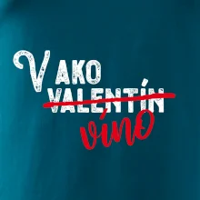 V ako Valentín víno