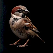 Vrabec poľná čierna fotka Vrabec poľná čierna fotka