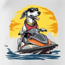 Chrt na vodnom skútri