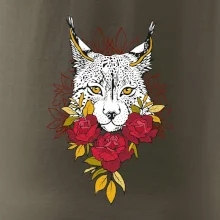 Rys s červenými ružami (Pecka design)