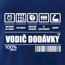 Čiarový kód - Vodič dodávky Čiarový kód - Vodič dodávky