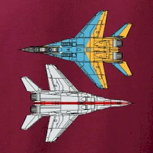 Mig 29 Fulcrum zo spoda a zo shora