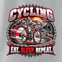 Bicykel medzi horami eat sleep repeat