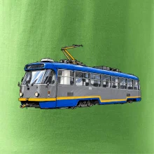 T3R SLF modrošedá kresba fixem