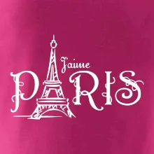 Paris nápis Eiffelovka rovný