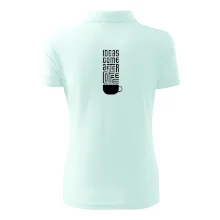 Ideas come after coffee