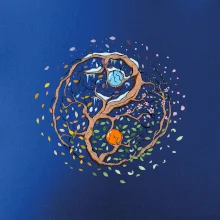 Yin & Yang strom - zima, leto Yin & Yang strom - zima, leto