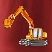 Bager bez nápisu oranžový