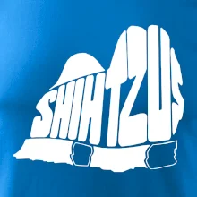 Shih-tzu - nápis v tele