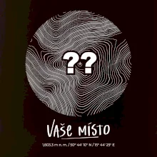 Vaše miesto - vrstevnice v kruhu