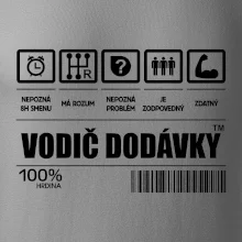 Čiarový kód - Vodič dodávky