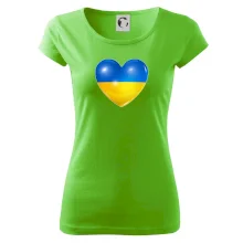 Ukrajina srdce vlajka