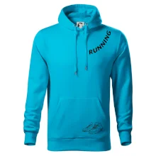 Running nápis šikmo