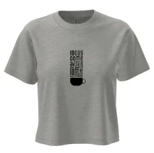 Ideas come after coffee