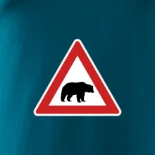 Dopravná značka - Pozor ľadový medveď