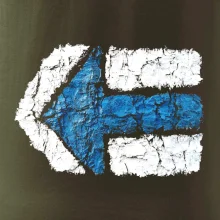 Párová turistická značka modrá Párová turistická značka modrá