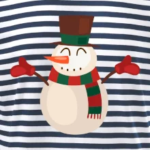 Vianočný snehuliak