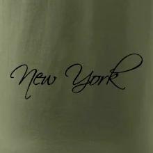 New York nápis písacím