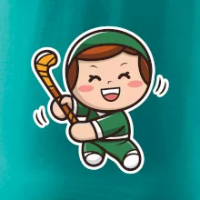 Ikona pozemný hokej chlapec / holka