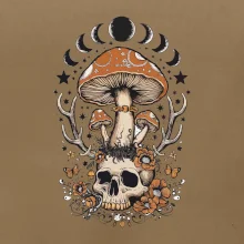 Goblincore magical mushroom