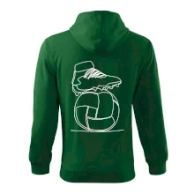 Futbalová lopta kopačka jedným ťahom Futbalová lopta kopačka jedným ťahom