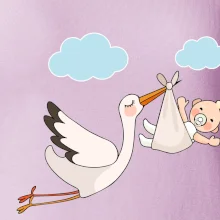 Bocian čakáme bábätko - neutrálne