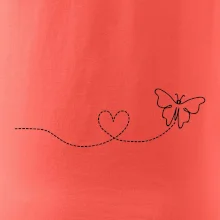 Dráha letu motýľa - srdce Dráha letu motýľa - srdce