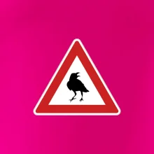 Dopravná značka - Pozor havran