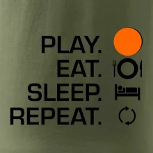 Hokejbal - Play eat sleep repeat
